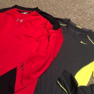Nike & Under Armour athletic shirts